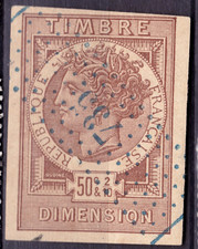 Timbre france fiscaux - france,