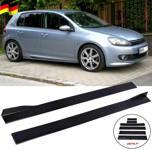 Nero lucido minigonne - 78,7"/2m,