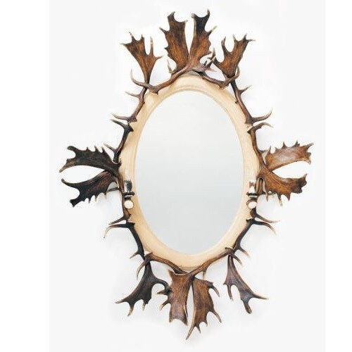 Specchio con vere - , corna