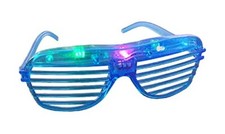 Occhiali con luci led intermittenti Luminosi a tendina Lampeggianti L.91832