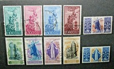 FRANCOBOLLI ITALIA REPUBBLICA 1948 ANNATA COMPLETA TIMBRATA USED (J 46)