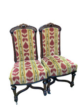 2 antiche sedie poltroncine in