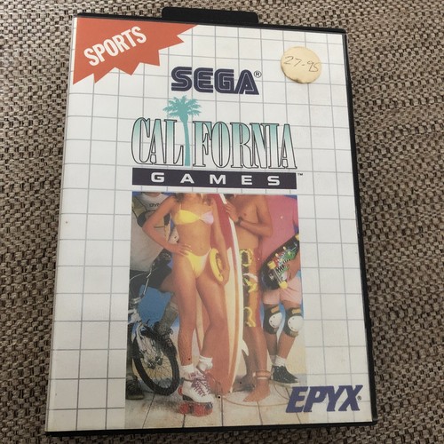 California games sega - -, master