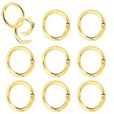 10 Pezzi Moschettoni Rotondi