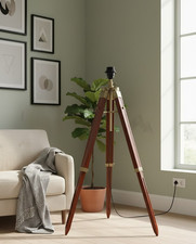 Vintage Wooden Tripod Table