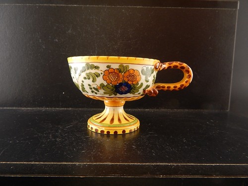 Antica tazza maiolica ceramica - tazza,