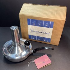 Padella a vapore da cucina THERMO CHEF con coperchio vintage USA
