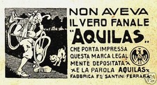 PUBBLICITA'1908 FARI FANALI