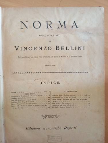 Vincenzo bellini norma - vincenzo, bellini,