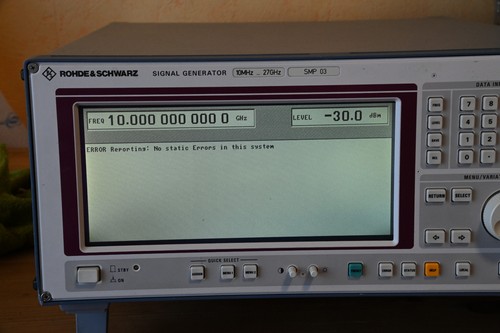 Rohde schwarz smp03 - rohde,