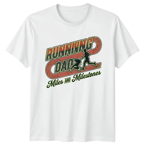 Shirt uomo running papà - t-shirt,