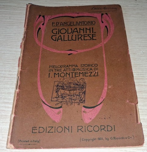 Italo montemezzi - montemezzi, f