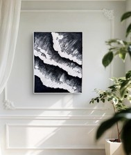 Quadro astratto materico in