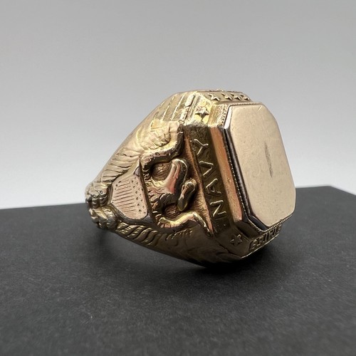 Anello vintage navy 10k - 1/20,