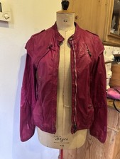 Giacca di pelle biker CNC