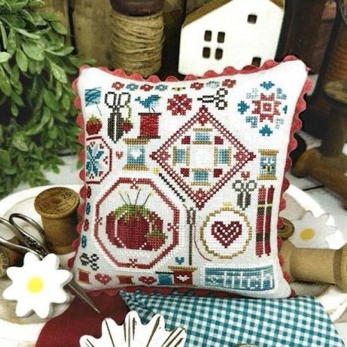 Stitching quaker cross stitch - stitching,