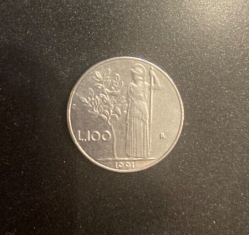Moneta 100 lire piccola - 100,