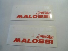 MALOSSI - RICAMBI MOTO - LOTTO 2 ADESIVI CON VELINA