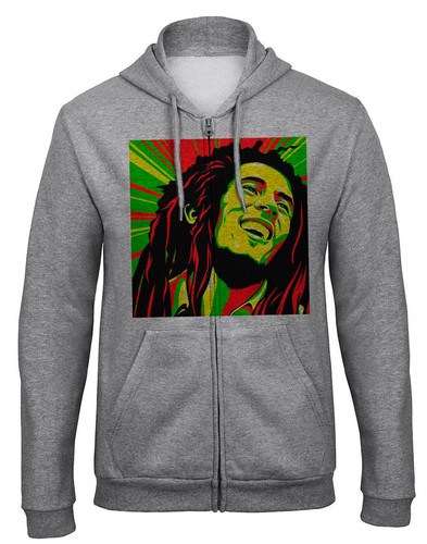 Bob marley jamaica felpa con - bob,