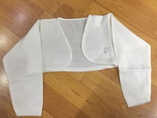 coprispalle cotone elegante bianco bambina