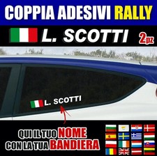 2 ADESIVI PERSONALIZZATI NOME