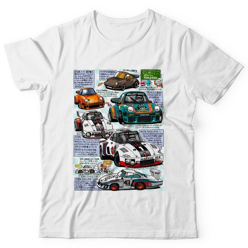 Porsche anime racing - racing, shirt