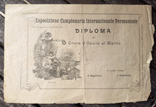 PALERMO 1909 CROCE D'ONORE AL
