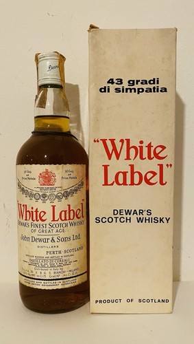 White label dewar s - label, finest
