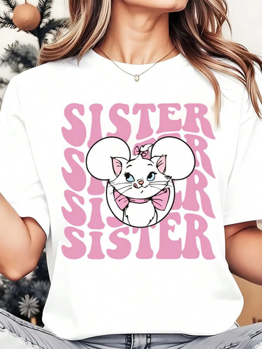 Shirt disney sorella felice - disney,