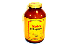 Bottiglia vintage KODAK ambra