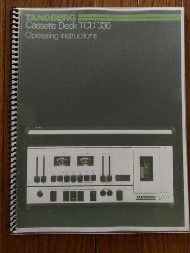 Tandberg tcd 330 cassette deck - cassette,