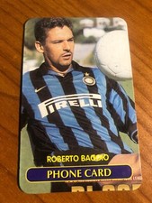ROBERTO BAGGIO ADESIVO SCHEDA TELEFONICA NUOVA 10 UNITÀ