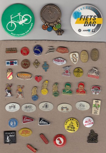 Vintage bicycle logo - bicycle, pin