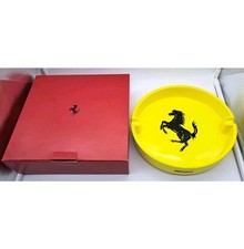 GRANDE POSACENERE IN CERAMICA FERRARI AUTO/CAR-BITOSSI DESIGN-ANNI 80'-VINTAGE