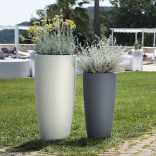 Vaso resina alto - vaso, tondo