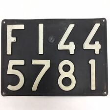 VECCHIA TARGA AUTO D’EPOCA  FIRENZE FI ITALIA VINTAGE ANNI 60/70