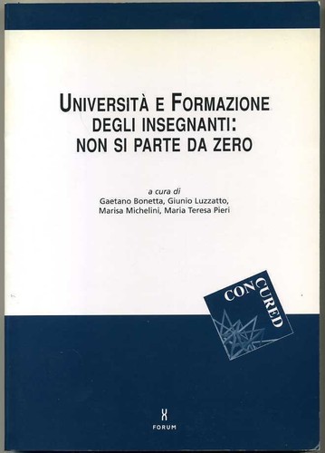 Universita formazione degli - e,