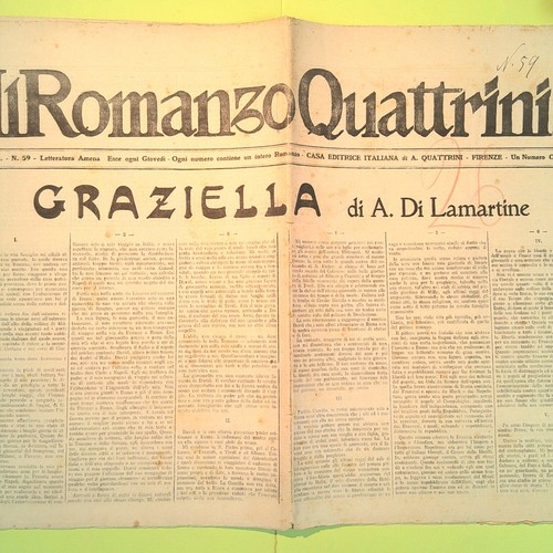 Graziella lamartine romanzo - lamartine, il