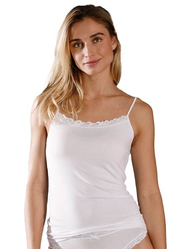 Top donna con - , spalline