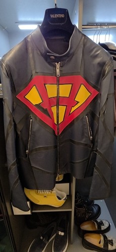 Valentino giubbino leather - valentino,