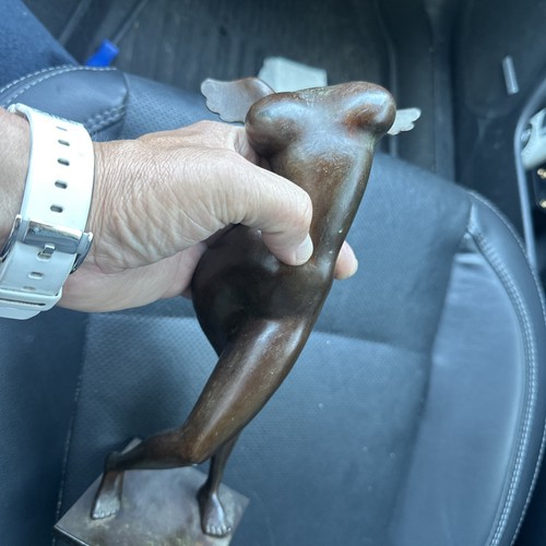Scultura bronzo ali - , arte