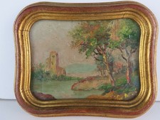 mini vecchio QUADRO DIPINTO A