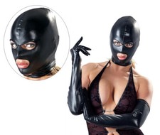 Maschera sadomaso cappuccio bondage integrale accessorio per giochi erotici bdsm