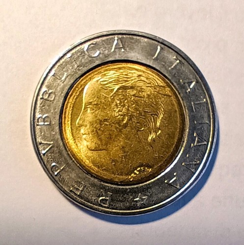 Dieci monete 500 lire - monete:, 5