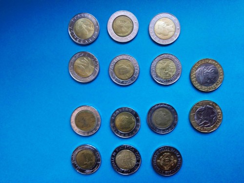 Set monete 500 lire - da,