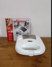 Tostapane Tostiera Piastra per Toast Antiaderente 750 Watt Bianco Girmi TS0301