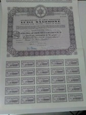 Titolo azionario Certificato