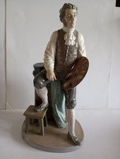 LLadro Artistic Endeavour. Artist and Palette. Very Rare 29cm Figure. Free Post.