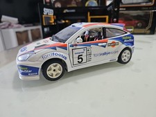 BURAGO 1/18 SCALA DIECAST FORD FOCUS WRC MARTINI Rally