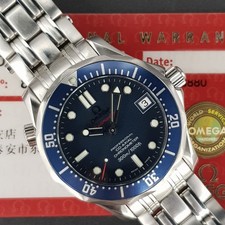 Omega Seamaster Diver 300 M 2222.80.00 36mm With Card Very Good Condition stahl 